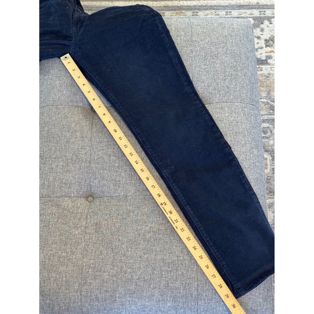 J.Crew 770 Straight Corduroy Pants Mens 29x32 Navy Blue Vintage Style - Picture 8 of 9